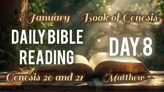 Daily Bible Reading|||Day - 8 |||||Bible Reading planner ||Genesis ch- 20,21|Matthew ch - 7