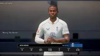 Джофре Арчер в Cricket 26 &mdash; утекший геймплей