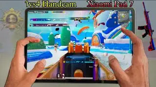 Best Gaming Tablet Xiaomi Pad 7 BGMI Gameplay llXiaomi Pad 7 PUBG Test Handcam 90FPS Test ll #bgmi 