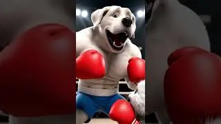 Kitten Used MOTOR OIL To Win Boxing Match?! 🤯🥊#shorts #animation #boxing #kitten #dog #funny #cheat