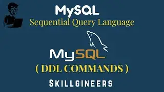 MySQL DDL Commands | Create, Alter, Drop, and Truncate Explained with Real Examples