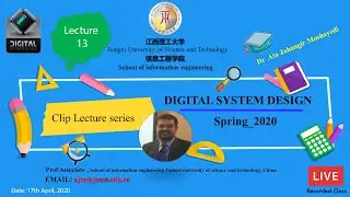 DSD Lecture 13 | Encoder & Multiplexers | Dr. AJM | JXUST | Live Class Record