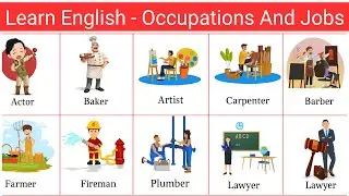 Learn English Vocabulary   Occupations and Job   #english #vocabulary #job #occupational