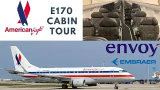 American Eagle operated by Envoy Embraer E170 Cabin Tour