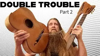 In Over My Heads! 😵&zwj;💫 Harp Guitar Restoration PART 2