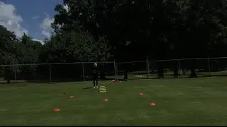 Class of 2029 running back-cone drills/ladder drills