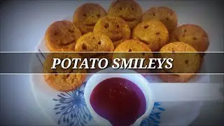 Potato Smileys | McCain type Potato fries | How to make Potato fries or smileys