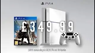 PS4 White Console Bundle Argos TV Advert
