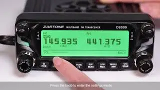 Регулировка шумоподавления SQL для автомобильной рации Zastone D9000