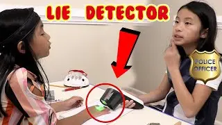 Pretend Play Police Uses Fake Detector Test to Find Out The Truth