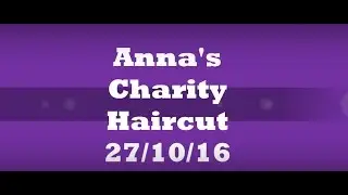 Getting my haircut for charity