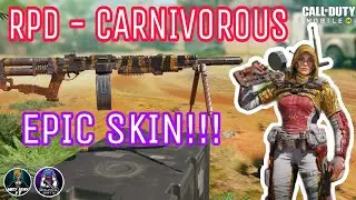 RPD - Carnivorous , Epic skin , Call of duty mobile.🇲🇾