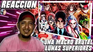 🎶LUNAS SUPERIORES MACRORAP - Eclipse Lunar | Demon Slayer | Keyto ft. Grandes Artistas // REACCION🔥