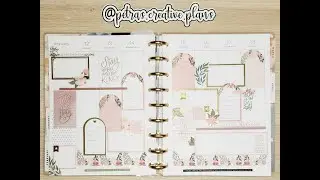 February 12 - 18 PWM / Colorstory Florals  / Classic Vertical happy Planner