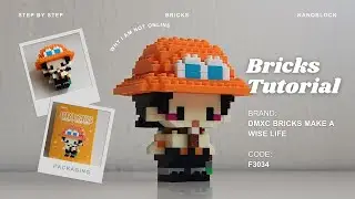 How to Build Ace One Piece Building Blocks | DMXC Bricks Make a Wise Life F3034 (198 Pieces)