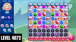 Candy Crush Saga level 4072 (NO BOOSTERS) || Super Hard Level || 1 Star🌟