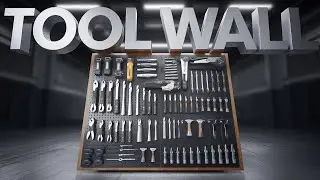 DIY Power Tool Wall Organization - Space Saving Solution