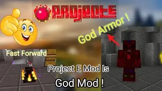 Top 1 God Mod For Pojavlauncher 😈 || Project E Mod Is Insane 😃 || Pojavlauncher Mod ||