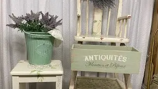 How to turn a Vintage Highchair into a Plantstand