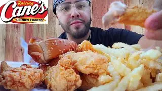 RAISING CANES MUKBANG + EATING SHOW