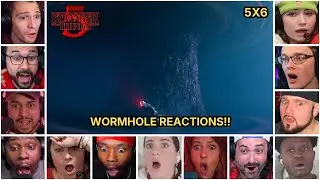 Reactors Reacting To Wormhole | Stranger Things 5x6 Reaction Mashup