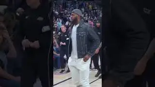 Lebron wearing walking boot #viral #shorts #basketball
