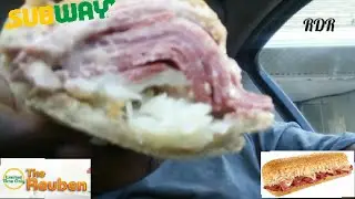 Subway's  NEW Corned Beef Reuben Sandwich Review!!!