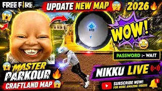 👀😳 Master Parkour Craftland Map Code | best parkour map code 2025 | free fire max map code