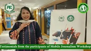 Training participants feedback on topic MOJO (MOBILE JOURNALISM)