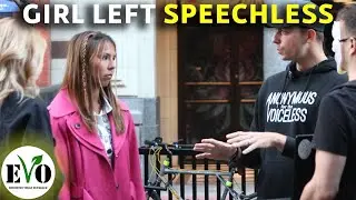 This Girl Was SPEECHLESS After Meeting Vegan Activist |  Edmonton Vegan Outreach