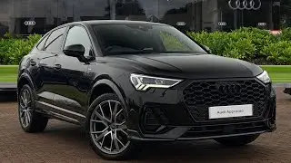 Approved used - Audi Q3 Sportback Black Edition 35 TDI at Stafford Audi