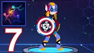 Stickman Fighter Infinity All Levels Gameplay Walkthrough Part 7 (Android/iOS) - Super Action Heroes