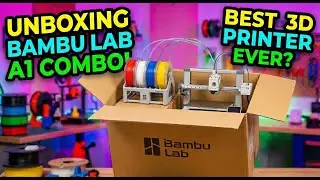 Is This The Best Beginner 3D Printer? Bambu Lab A1 Combo Setup & First impressions || 2026
