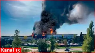 Massive fire in Moscow: An area of over 15,000 square meters engulfed&nbsp;in&nbsp;flames
