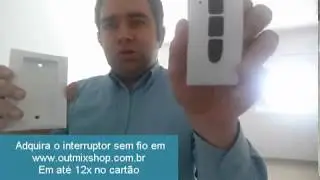 O que vem no kit interruptor sem fio e-lux
