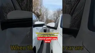 TUTORIAL PARKIR MOBIL YG BENAR⛔ CARA PARKIR MOBIL DI AREA YANG SEMPIT 💯#tutorialmengemudimobil 💯