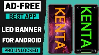 Лучшее бесплатное приложение для светодиодных баннеров для Android