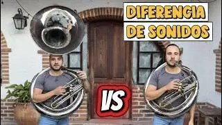  🎺 Tocando 5 INTROS con TUBA COMPLETA vs MEDIA TUBA 😱 | Diferencia de sonido real
