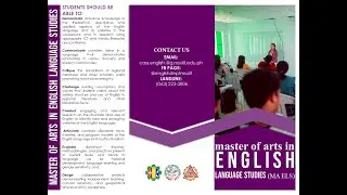 Master of Arts in English Language Studies