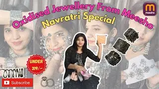 ✨||Oxidised Navratri Jewellery || 😍Meesho jewellery haul ||💰 ||₹97/- || The Anjali Singh ||