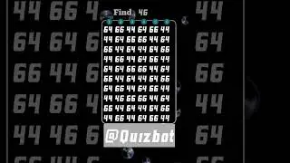 Check Your Eyes Sharpeness! Find The Odd Number! Where Is The Odd Number! #shortfeed #shorts