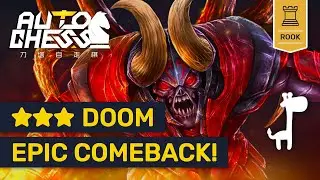★★★ DOOM RAMPAGE! Dota Auto Chess EPIC HIGH RANKED COMEBACK!