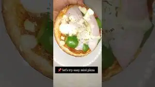 easy mini pizza #trending #viral #shots #pizza #minivlog #minipizza