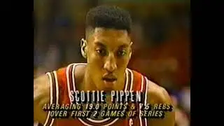 NBA Regular Season 1991 Chicago Bulls vs New York Knicks Michael Jordan vs. Patrick Ewing