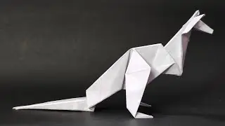 How to Make a Cute Kangaroo with Paper | Easy Origami Animal Craft Step-by-Step Tutorial 🧡 #Origami