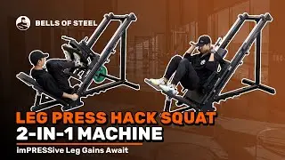 ImPRESSive leg gains await with the Leg Press Hack Squat Machine / Bells of Steel