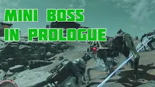Starfield Mini boss in prologue Mission Kreet