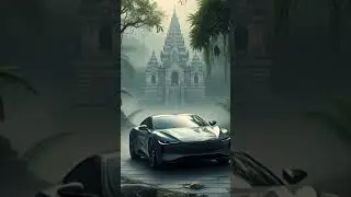 📷 🦊 🎆 Cyberlux Ancient Jungle Temple Hidden In Mist And Vines Car Nature Animal