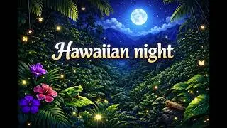 Гавайская ночь🌴звуки природы ✨💫🫶#hawaii #sound #night #magic #nature #polinesia #usa 🇺🇸💚