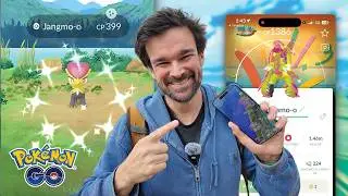 Jangmo-o Pok&eacute;mon GO Community Day VLOG! 🐉🔥